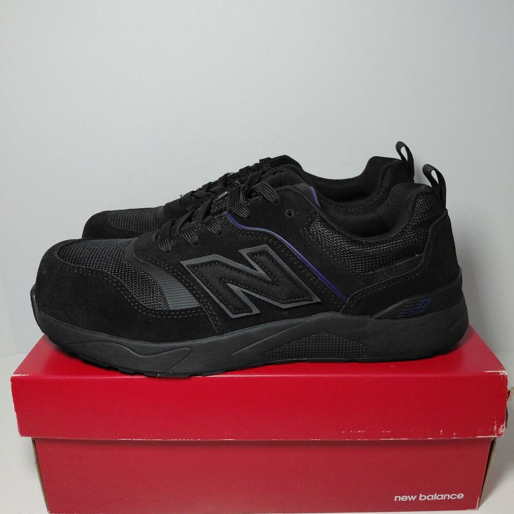New Balance Elite Lite Composite Toe Work Shoes Women's Size 11 Black/Purple